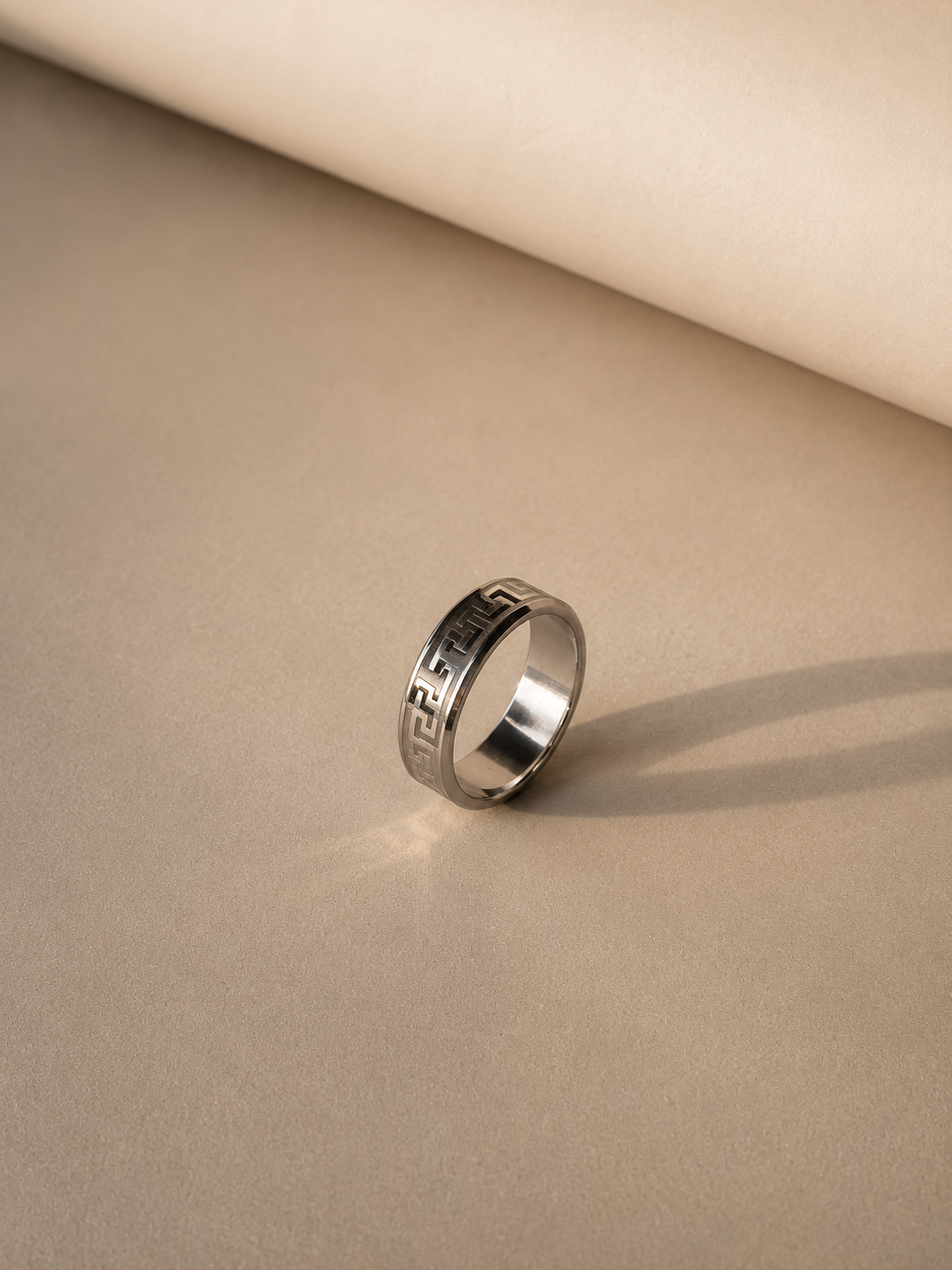 GREEK PATTERN RING