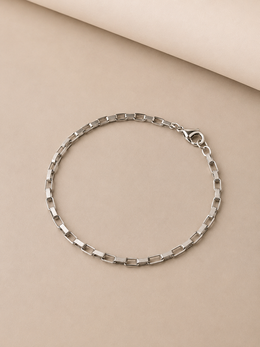 STERLING LINK BRACELET