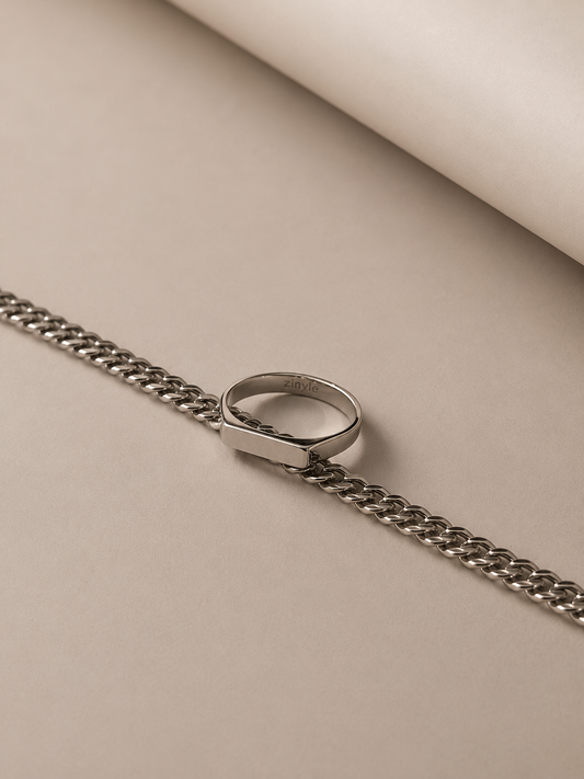 ZINYLE SIGNATURE RING - COATED