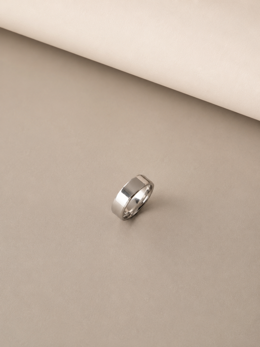 PLAIN SILVER RING - NON RUSTED